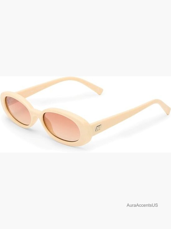 Retro Oval Sunglasses with UV Protection main image 5